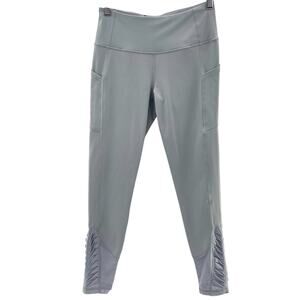 Victoria’s Secret Knockout Sporty Gray High Waisted Leggings Pockets Size Small